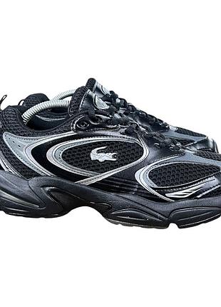 Черные кроссовки lacoste storm 96 2k оригинал р. 40.5 (стелька 26-26,5 см)