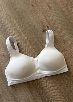 Білий бавовняний бюстгальтер без кісточок primark