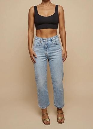 Levi's ribcage straight прямі блакитні джинси левіс w27 l27