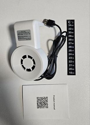 🌬️ акваріумний usb-вентилятор для охолодження акваріума | безшумний охолоджуючий вентилятор із регульованим затискачем 1 см |