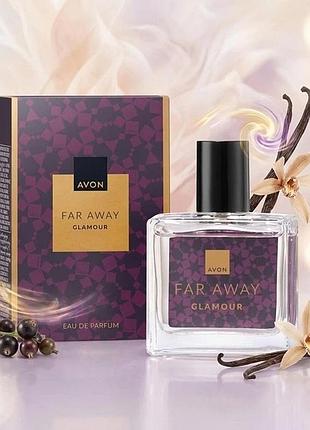 Жіноча парфумована вода avon far away glamour 30 мл