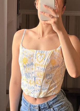 Корсет-топ, новий , але без бірки 🤍💙