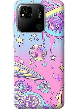 Чехол силиконовый на телефон xiaomi redmi 10a розовая галактика "4146u-2578-58250"