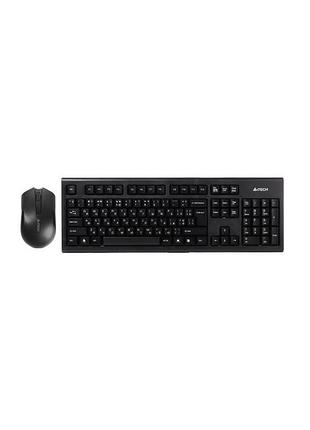 Комплект a4tech 3000n 2.4 ггц клавиатура и мышь usb black