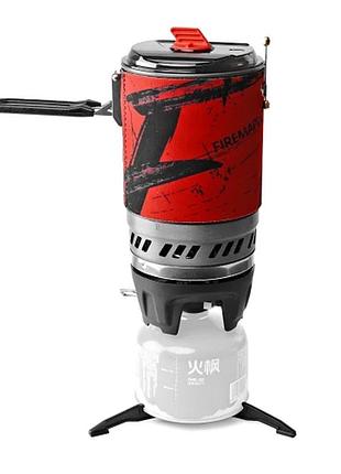 Система приготування їжі туристична складна 1л 3000вт fm x5 polaris red
