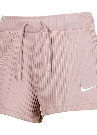 Шорти nike w nsw rib jrsy short dv7862-272
