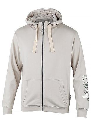 Кофта jeep hooded sweatshirt full zip sleeve embroidery o102571-j868 s