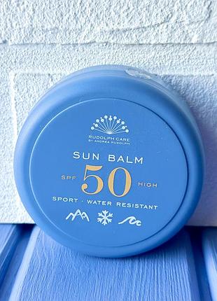 Rudolph care sun balm spf 50 водостійкий сонцезахисний бальзам 45ml