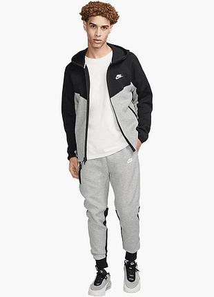 Толстовка nike m nk tch flc fz wr hoodie fb7921-064