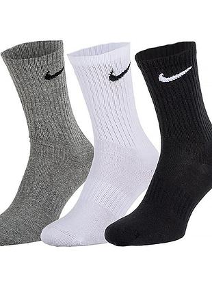Шкарпетки nike u everyday ltwt crew 3pr sx7676-964 46-50