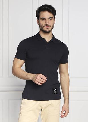 Мужское хлопковое поло armani exchange