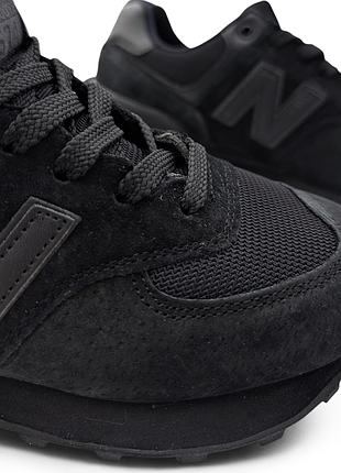 Мужские кроссовки new balance 574 черные 2