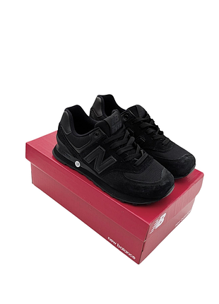 Мужские кроссовки new balance 574 черные 5