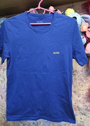 Hugo boss футболка электрик цвет