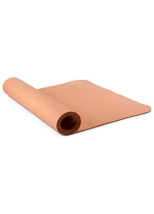 Коврик для йоги nike yoga mat 4 mm коричневый уни 61 х 172 см n.100.7517.809.os
