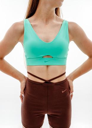 Топ nike w nk df indy plunge cutout bra dv9837-363