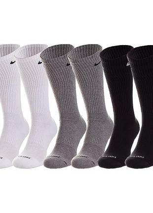 Шкарпетки nike u ed pls csh crw 6pr - 132 sx6897-965 46-50