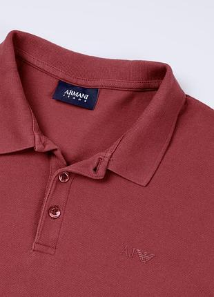 Чоловіча футболка поло на короткий рукав armani jeans