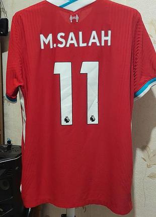 Игровая футболка леверпуль 2020/21 nike vapor match (m. salah 11) оригинал. размер xl