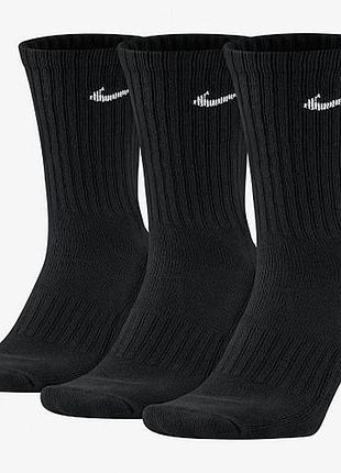 Шкарпетки nike 3ppk value cotton sx4508-001 34-38