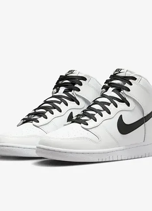 Nike dunk retro (39-40) 25-25.5см high кеды кроссовки мужские белые