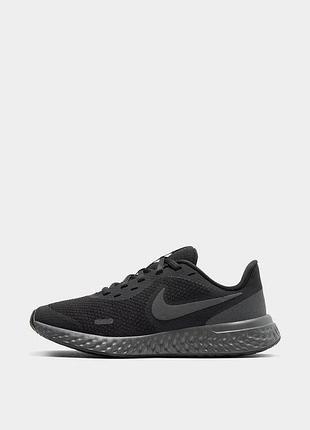 Nike revolution 5 (36.5-37) 23.5см кроссовки женские черные оригинал