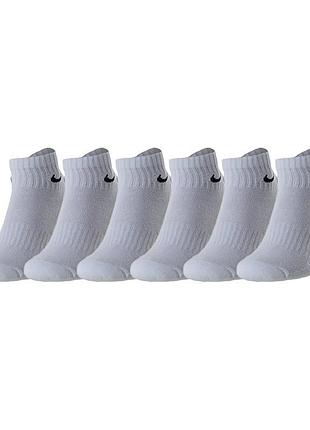 Шкарпетки nike u everyday csh al 6pr 132 sx7669-100 38-42