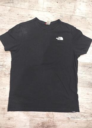 Черная футболка the north face tnf с крупным принтом на спине оригинал