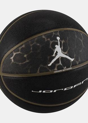 Мяч баскетбольный jordan ultimate 2.0 8p graphic deflated olive j.100.8257.057.07