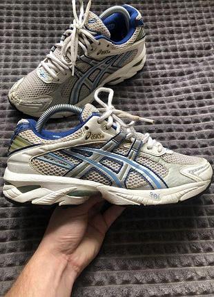 Asics vintage (40.5) 26см gt-2100 silver/blue женские кроссовки летние