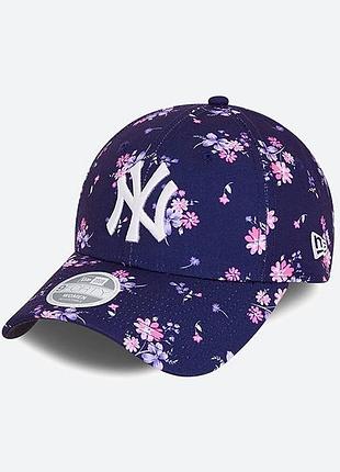 Бейсболка wmns floral 9forty 60112729n0h-. new era o/s (б/р) синій 60112729n0h-.