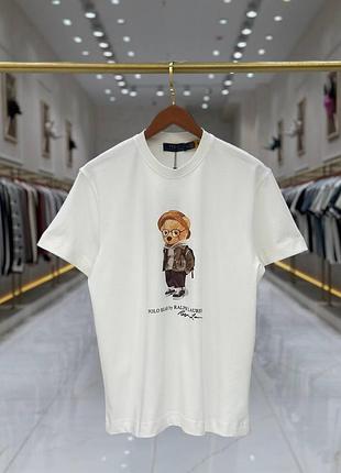 Чоловіча футболка polo ralph lauren біла