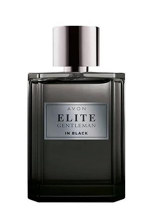 Чоловіча туалетна вода avon elite gentleman in black 75 мл