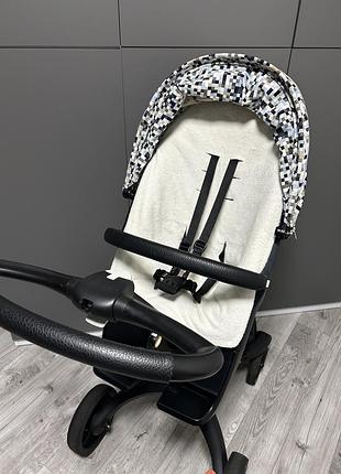 Махрова простинка матрац матрасик вкладиш в сидіння блок стокке stokke