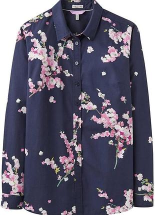Сорочка блуза joules lucie, uk 14, 100% бавовна