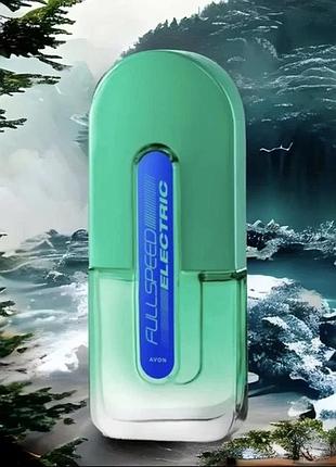 Туалетна чоловіча вода avon full speed ​​electric 75 мл