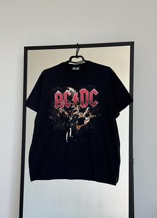 Чоловіча футболка мерч ac/dc 2009 розмір xxl