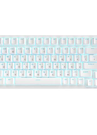 Клавиатура ajazz ak820 usb-a механическая ajazz red white