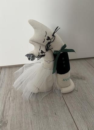 Коти весілля статуетка мʼяка