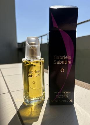 Gabriela sabatini eau de toilette — оригінал 60 мл (новий, з коробкою)