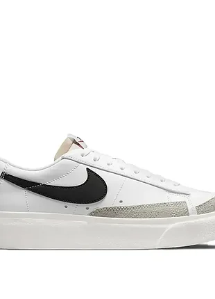 Кроссовки женские nike w blazer low platform белые dj0292-101