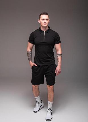 Костюм black мужской футболка + шорты