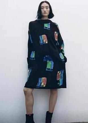Платье zara в восточно-азиатском стиле
