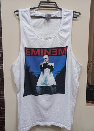 Стильна чоловіча майка (потник) від бренду asos з принтом eminem