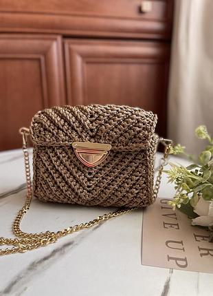 Сумка ручна робота з нитки handmade