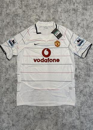 Футболка, джерси nike dri-fit manchester united 2003/2004 away retro jersey
