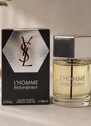 Парфуми yves saint laurent l'homme чоловічі парфюм для чоловіків ів сен лореан л хом мужские духи ив сен лоре лхоме 100 мл подарунок ель хом l'hom