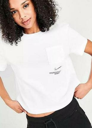 Футболка  nike sportswear smooth укорочена р l