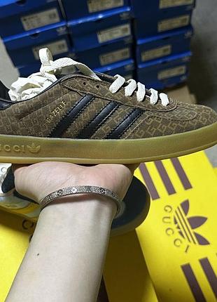 Коричневі adidas&gucci, 38 р, в наявності