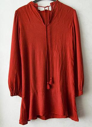 Червоне плаття zara. 6